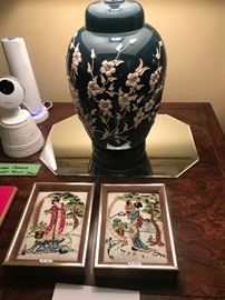 Asian Needlepoint Art Work