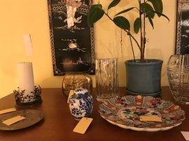 Glass Vases And Decorative Items