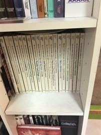 Assorted Small Kitchen Appliances ~ Assorted Cookbooks ~ Bakers Rack