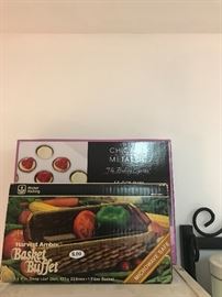 Assorted Small Kitchen Appliances ~ Assorted Cookbooks ~ Bakers Rack