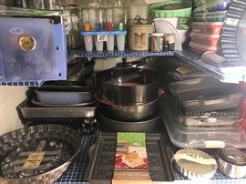 Assorted Cook And Bake Ware ~ Newer Gourmet Foods And Spices