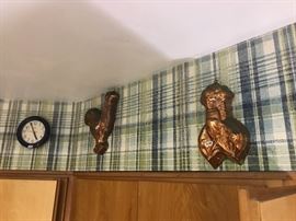 Various Tin Lined Copper Food Molds