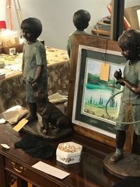 Resin Statues ~  Located In Jewelry Room