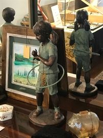 Resin Statues ~  Located In Jewelry Room