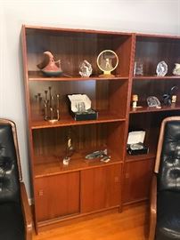 Vintage Danish Modern Bookcase Cabinets ~ TWO AVAILABLE