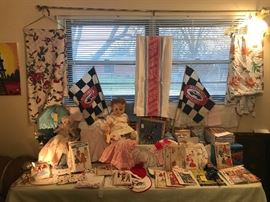 Vintage Barbie And Other Doll Patterns ~ Vintage Girls And Womens Patterns ~ Vintage Dolls ~ Vintage Embroidered Items ~ Vintage Indianapolis 500 Flags