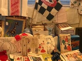 Vintage Barbie And Other Doll Patterns ~ Vintage Girls And Womens Patterns ~ Vintage Dolls ~ Vintage Embroidered Items ~ Vintage Indianapolis 500 Flags