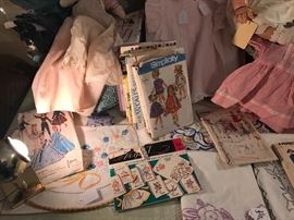 Vintage Barbie And Other Doll Patterns ~ Vintage Girls And Womens Patterns ~ Vintage Dolls ~ Vintage Embroidered Items ~ Vintage Indianapolis 500 Flags