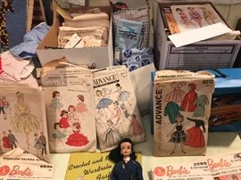 Vintage Barbie And Other Doll Patterns ~ Vintage Girls And Womens Patterns ~ Vintage Dolls ~ Vintage Embroidered Items ~ Vintage Indianapolis 500 Flags