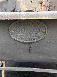 Old Jaeger Concrete Cart