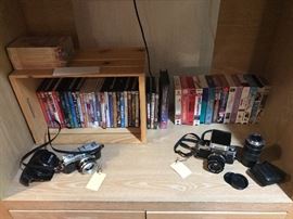 Assorted DVD's And VHS Tapes