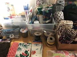Assorted Craft Items, Books, Fabric, Craft Kits...MORE