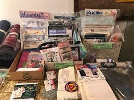 Assorted Craft Items, Books, Fabric, Craft Kits...MORE