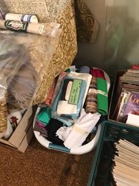 Assorted Craft Items, Books, Fabric, Craft Kits...MORE