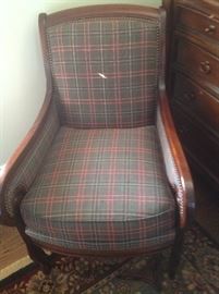 Statesville company plaid chair...$95