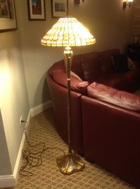 Tiffany style floor lamp - 60" H - $125