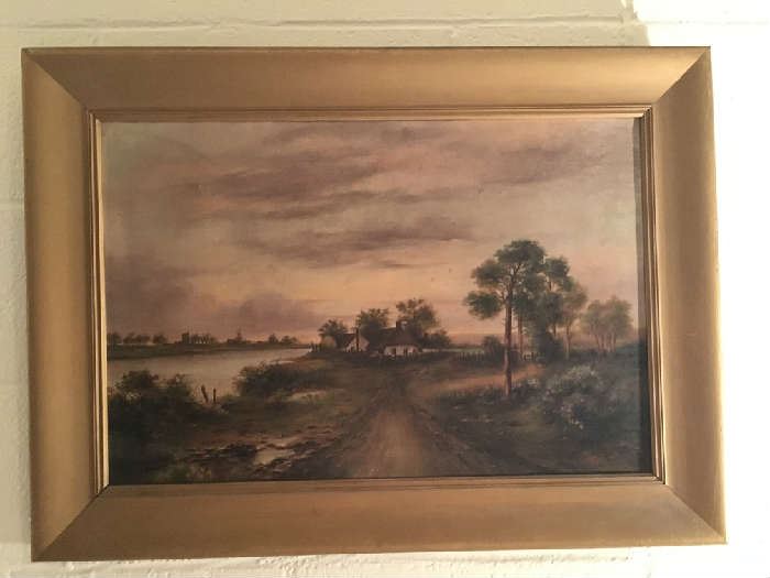 OIL ON CANVAS PAINTING BY ALEXIS PODCHERNIKOFF, SANTA BARBARA 1909, LISTED ARTIST