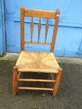 Kids wicker chair