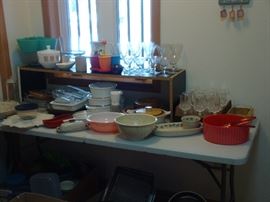 texasware bowl, pyrex, etc