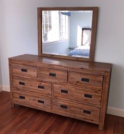 Dresser with mirror and cedar interior