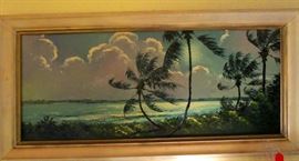 Original signed Highwayman painting by Mc Llelland 48 inches