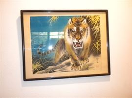 VTG PAINTING ON SILK