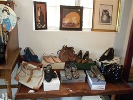 VTG SHOES AND HANDBAGS