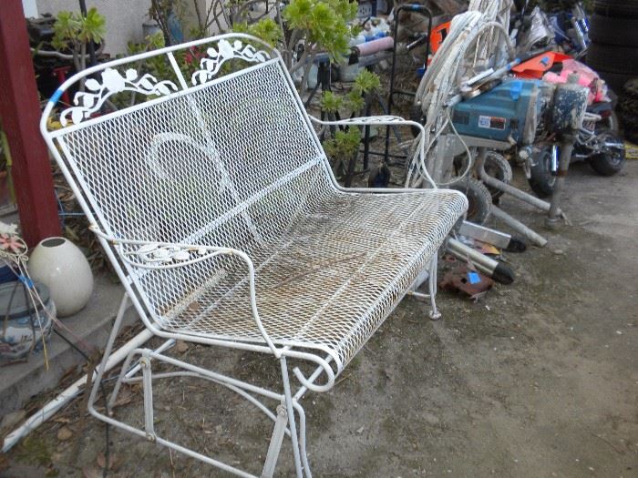 WROUGHT IRON BENCH