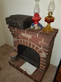 This is an interesting piece. Faux Fireplace. 