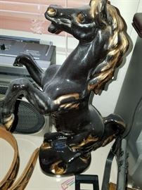 Many horse figurines