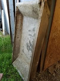 Cement Sled...mix your own cement or use it as an Art piece. 