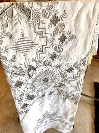 This is one of the most beautiful cut work and embroidery clothes I have ever seen!