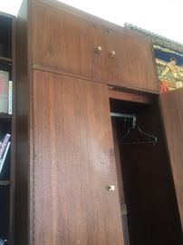 Teak storage cabinet