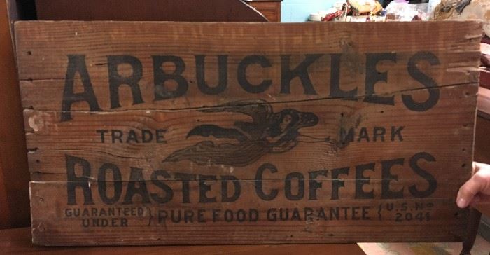 Arbuckles Roasted Coffee advertising 