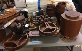 Teak dinnerware 