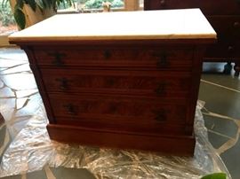 Larger marble top dresser