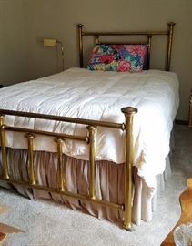 Vintage FULL SIXE Brass Bed