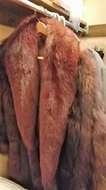 Several Full Length Fur Coats