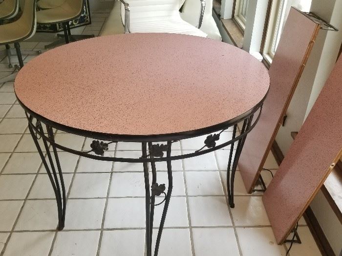 Unique PINK Laminate table (has 4 chairs- not shown yet)