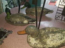 Vintage duck decoys