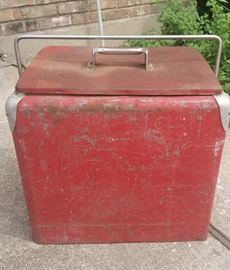 Large Vintage metal SODA Cooler
