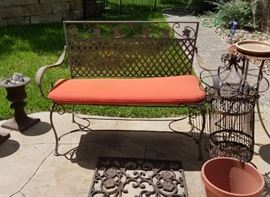 GREAT OUTSIDE IRON BENCH !!!! :)