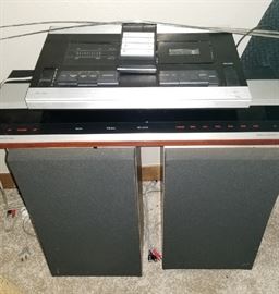 Vintage Bang & Olufsen of Denmark stereo system with remote -Beomaster 2400, Beocord 1600, Beovex S45-2 Speakers 