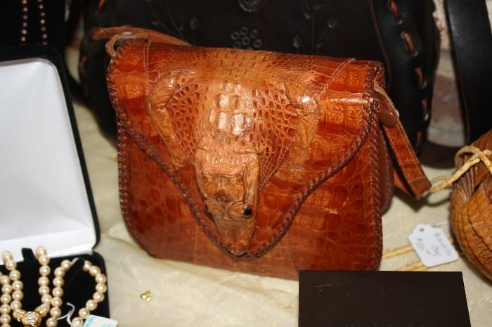 Alligator purse