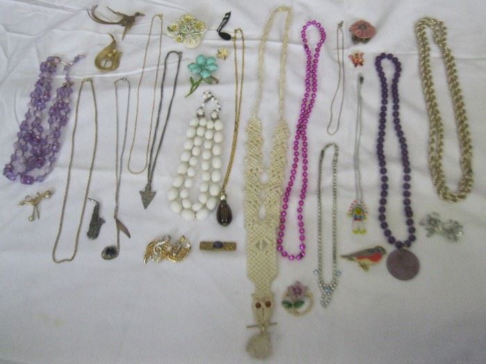 Necklaces and Pins