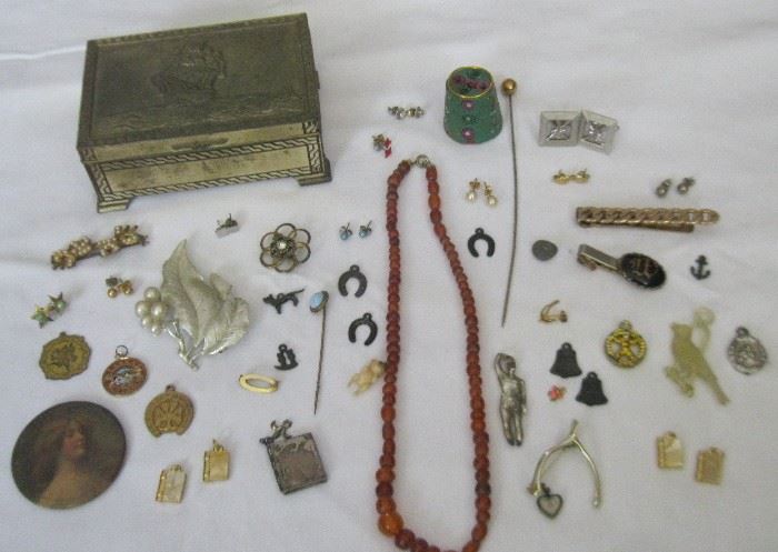 Trinket box and jewelry