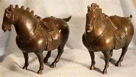 Bronze Chinese horses, repros