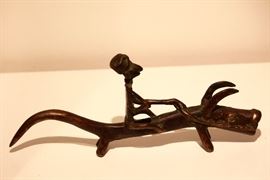 Indian, riding man - iron