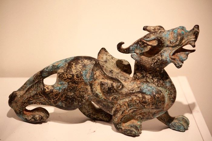 Bronze dragon, China
