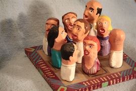 Wood and papier mache - Conflict Resolution